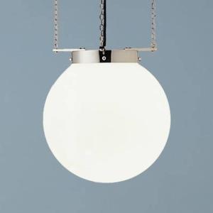 TECNOLUMEN Hanging light in Bauhaus style, nickel, 25 cm