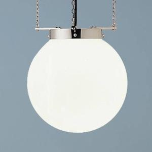 TECNOLUMEN Hanging light in the Bauhaus style, nickel, 35 cm