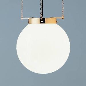 TECNOLUMEN Hanging light in the Bauhaus style, brass, 30 cm