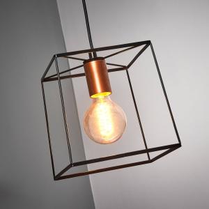 Viokef Agatha - hanging light with a metal frame