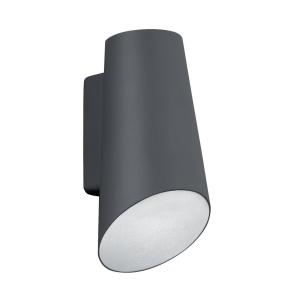 Viokef Vista LED outdoor wall light, dark grey