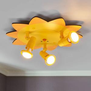 Waldi-Leuchten GmbH Amusing Sun ceiling light with 3 bulbs
