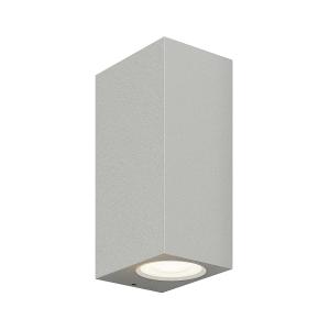Lucande Silver outdoor wall light Tavi with Bridgelux LED
