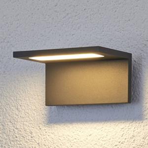Lucande Caner Flat LED outdoor wall light