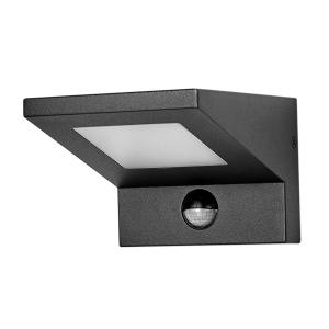 Lucande LED outdoor wall light Levvon with motion detector