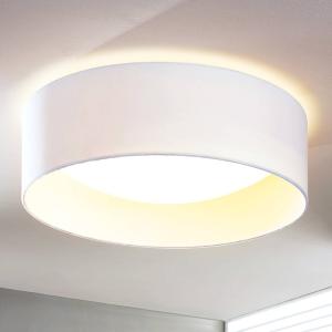 Lindby Franka white LED ceiling light, 41.5 cm