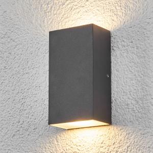 Lindby Square LED outdoor wall light Weerd