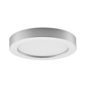 Prios Edwina LED ceiling light, silver, 24.5 cm
