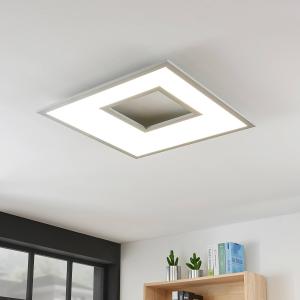 Lucande Durun LED ceiling lamp dimmable CCT angular 60 cm