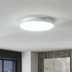 Arcchio Azra LED ceiling lamp, white, round, IP54, Ø 25 cm