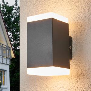 Lindby Hedda - angular LED outdoor wall light
