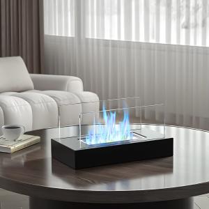 35cm L Table Fireplaces Bio Ethanol Fireplace Tabletop Meta…