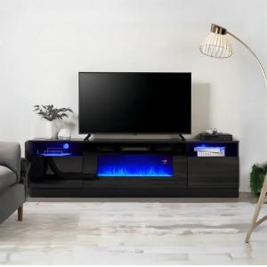 178cm W 5000BTU Recessed 36 Inch Electric Fireplace TV Stan…