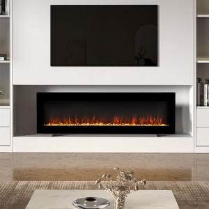 40/50/60/70/80 Inch Electric Fireplace 9 Colour LED Flame E…