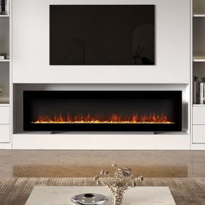 40/50/60/70/80 Inch Electric Fireplace 9 Colour LED Flame E…