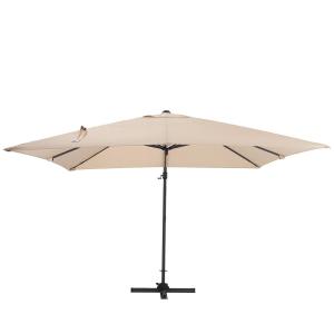 300cm Wide Garden Parasol Outdoor Hanging UV Resistant and…