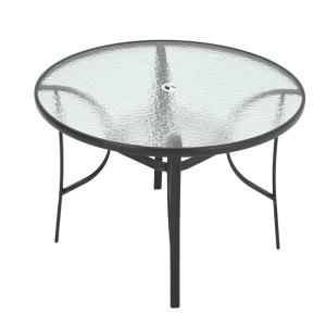 2/4/6 Seater Garden Round Table With Umbrella Hole Or Outdo…