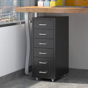 3/4/6/8Drawers Office Filing Cabinet  Metal Black Chest Sto…