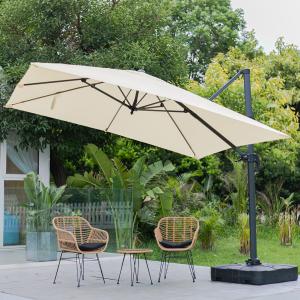 3 x 3M Wide Garden Parasol Outdoor Hanging UV Resistant and…