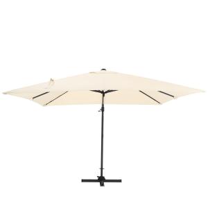 300cm Wide Garden Parasol Outdoor Hanging UV Resistant and…