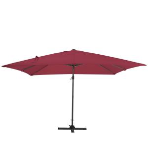 300cm Wide Garden Parasol Outdoor Hanging UV Resistant and…