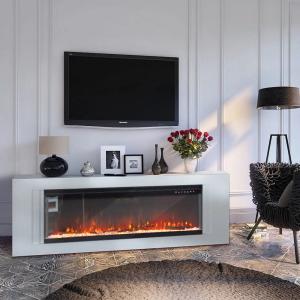 40/50 inch Wall Mounted Fireplaces 3 in 1 Electric Fireplac…