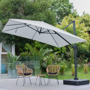 3 x 3M Wide Garden Parasol Outdoor Hanging UV Resistant and…