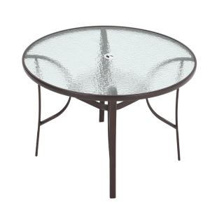 2/4/6 Seater Garden Round Table With Umbrella Hole or Outdo…