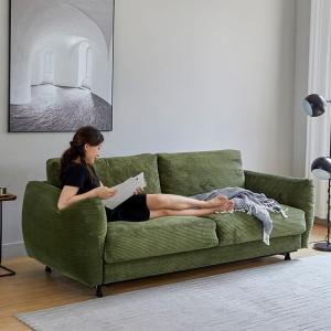 Cottonfy Small 2 Seater Sofa Bed Foldable Space Saving Sofa…