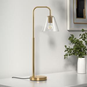 Modern Luxe Gold Arc LED Table Lamp
