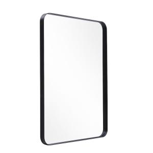 80/122cm W Aluminum Frame Bathroom Vanity Wall Mirror with…