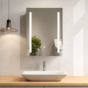 60cm Height Modern LED Illuminated Bathroom Mirror Cabinet…