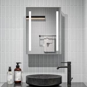 60cm Height Modern LED Illuminated Bathroom Mirror Cabinet…