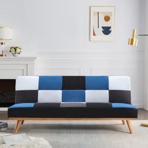 5ft Sofa Bed 3 Seater Multicolour Checkered