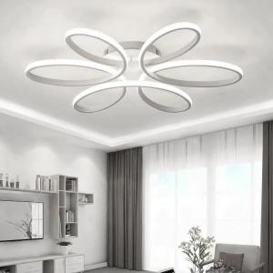 Floral Shape 6 Rings LED Ceiling Light Non-Dimmable
