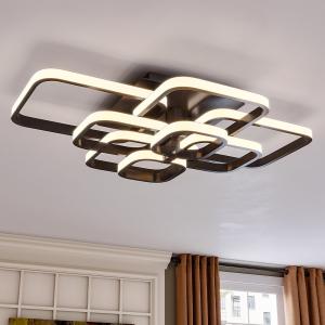 Semi Flush LED Ceiling Light Fixture Dimmable