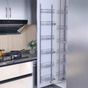 Tall Tandem Metal Pull Out Pantry 6 Shelves