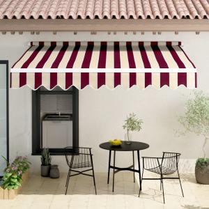 Outdoor Retractable Patio Manual Shelter Awning Canopy for…