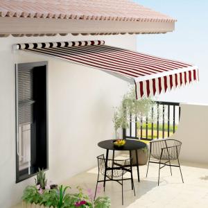 Outdoor Retractable Patio Manual Shelter Awning Canopy for…