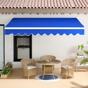 Outdoor Retractable Patio Manual Shelter Awning Canopy for…