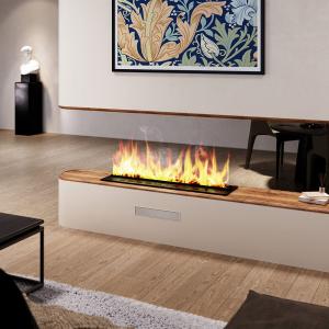 Electric 3D Water Vapour Fireplace 100/120/150cm W Latest T…
