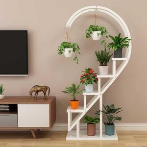 Creative Curved 4 Tier Plant Stand Bonsai Display Shelf