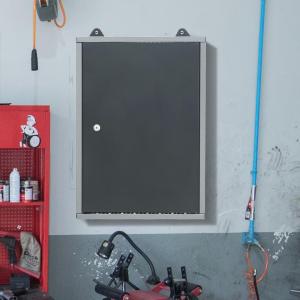Wall Mounted Lockable Pegboard Tool Cabinet with A Lockable…