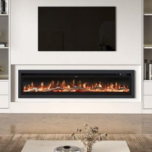 40/50/60/70/80 Inch Electric Fireplace 9 Colour LED Flame E…