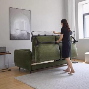 Cottonfy Small 2 Seater Sofa Bed Foldable Space Saving Sofa…