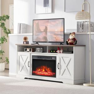 138cm W Freestanding Fireplaces Recessed Electric Fireplace…