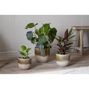 nkuku Almeida Reactive Glaze Plant Pot