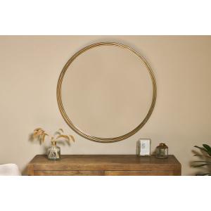 nkuku Almora Round Mirror