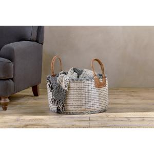 nkuku Anjuli Jute & Cotton Basket