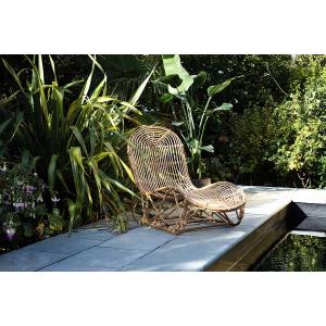 nkuku Arlia Rattan Lounger